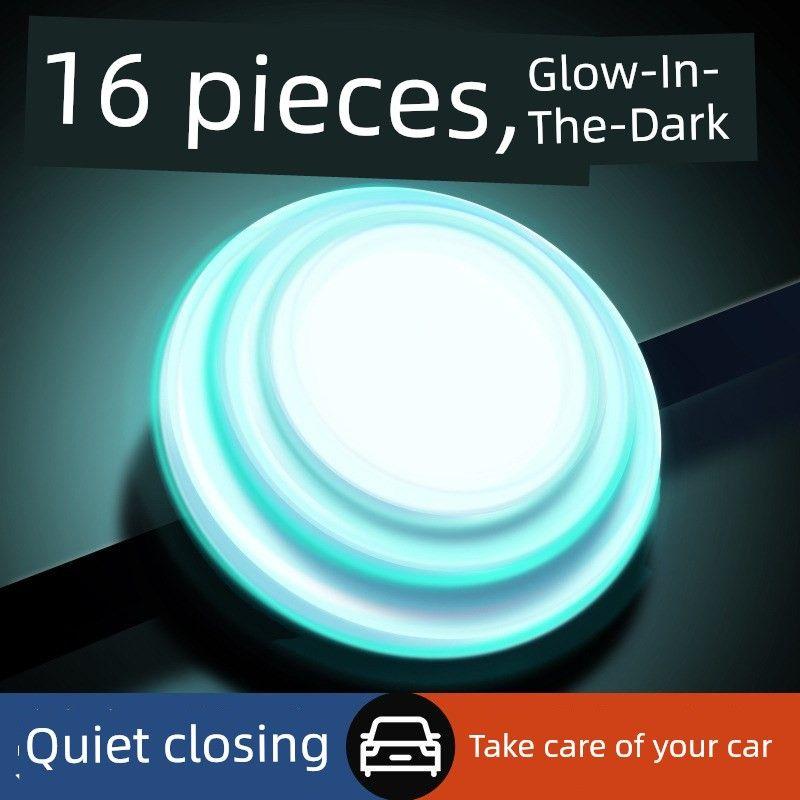 Car Door Shock-Absorbing Cushion Pads, Car Anti-Collision Strips, Rearview Mirror Bumper Strips, Thickened Door Anti-Vibration Pads