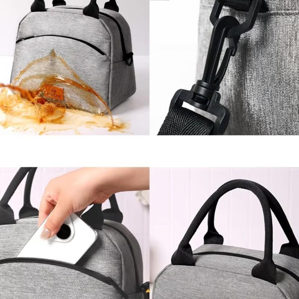 Waterproof Lunch Bag Leakproof Thermal Lunch Box Food Carrier Cooler Bag  Camping