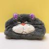 Lucifer Cat Plush Pencil Case With Large Capacity For Kids And Students