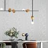 9.5m Non-self-adhesive Wallpaper Bedroom 3D Living Room White Vertical Stripe Non Woven Cloth European TV Background Wall Paper