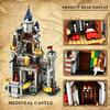 3212pcs Medieval Series MOC-243400 King mearas castle Model Building Blocks Creative Gift Decor Assemble Adult puzzle Gifis