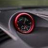 Aluminium Alloy Car Clock Decoration Ring Stopwatch Compass Stopwatch Sticker Trim For Porsche Cayenne Macan Panamera 911 718