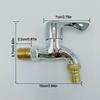 1/2" Male Washer Faucets Wall Mounted Multifunctional Plastic Water Hose Quick Connector Basin Faucet Bibcock