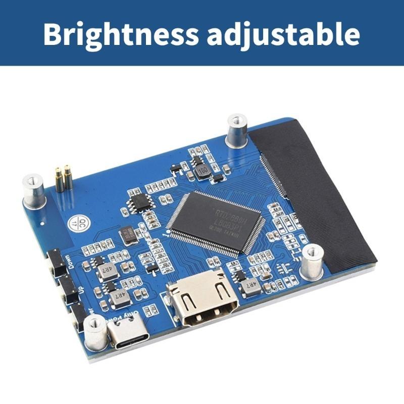 Adjustable Brightness 3.2inch IPS LCD Display, 480x800Pixel, Adjustable Brightness for PC Wide Viewing Angle, Touchless