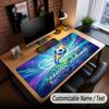 Soccer Theme Custom Mouse Pad Personalized With Name Text Customized Desk Mat For Office Home Decor