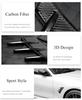 Carbon Fiber Look Car Front Fender Side Air Vent Cover Trim Shark Gills Stickers