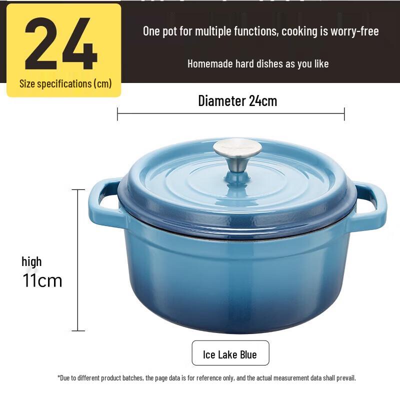 Chuda Huang Heritage Cast Iron Enamel Casserole