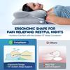 Ergonomic Ergonomic Pain Relief Pillow Memory Foam Cervical Pillow Neck And Shoulder Support For Side Back Stomach Sleepers