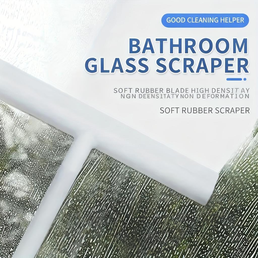 Silicone Multifunctional Shower Squeegee for Shower Doors, Bathrooms, and Car Windows
