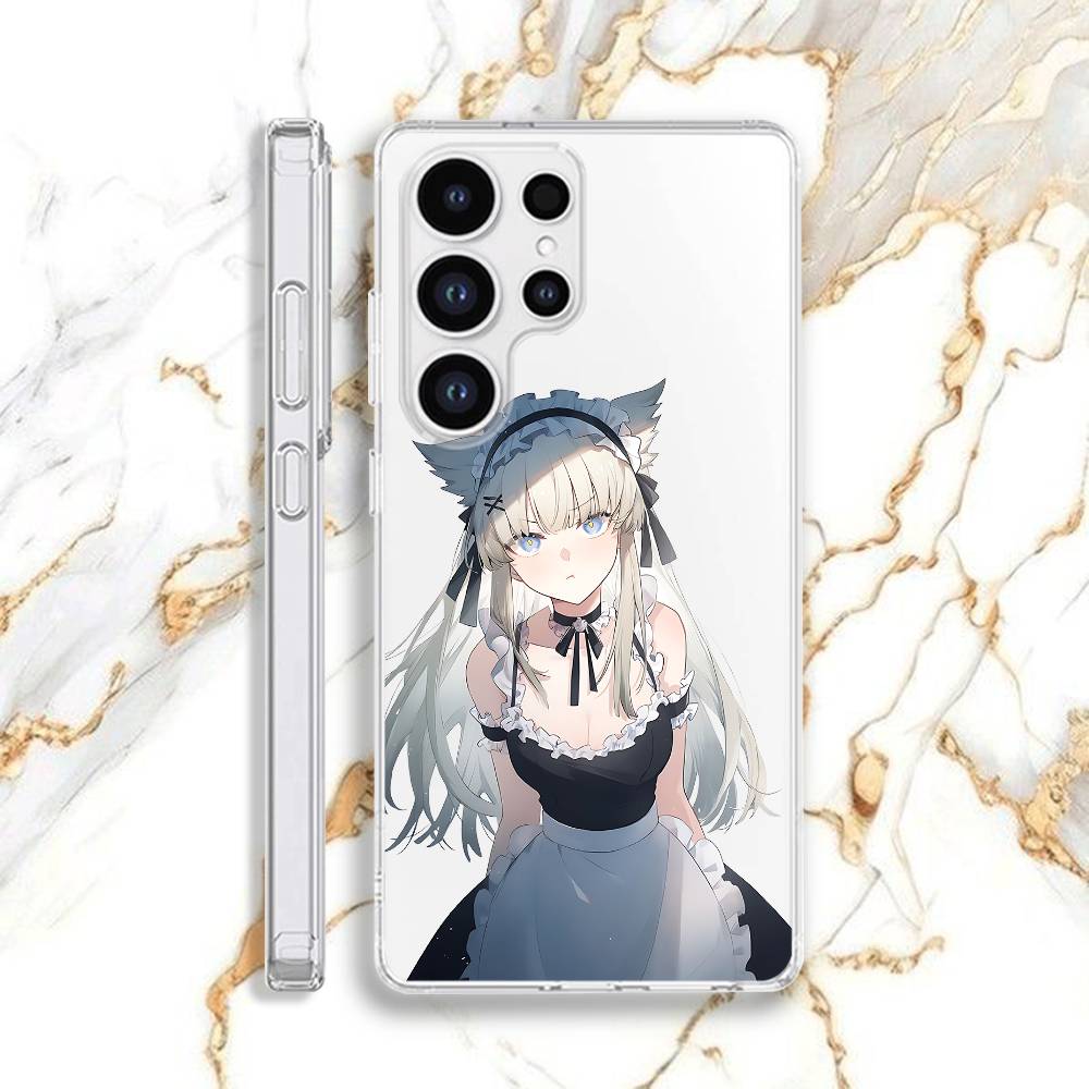 A-Arknights E-Endfield Perlica Phone Case For Samsung S22,S24,S30,S10,S21,S25,S23,S10,PIus,Ultra,5G,FE,lite Transparent Cover