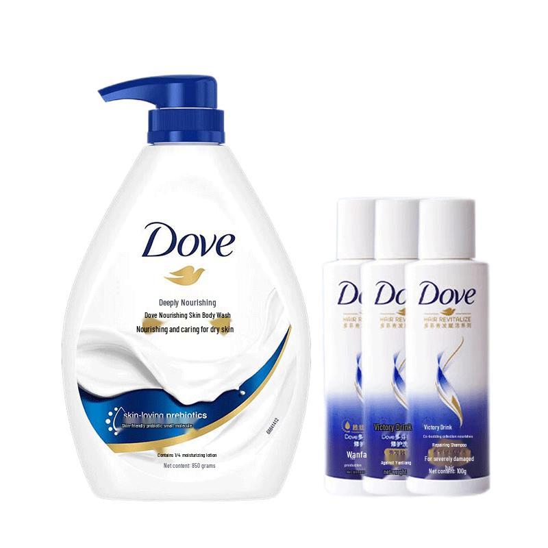 

Dove Deeply Nourishing Body Wash & Shampoo Set
