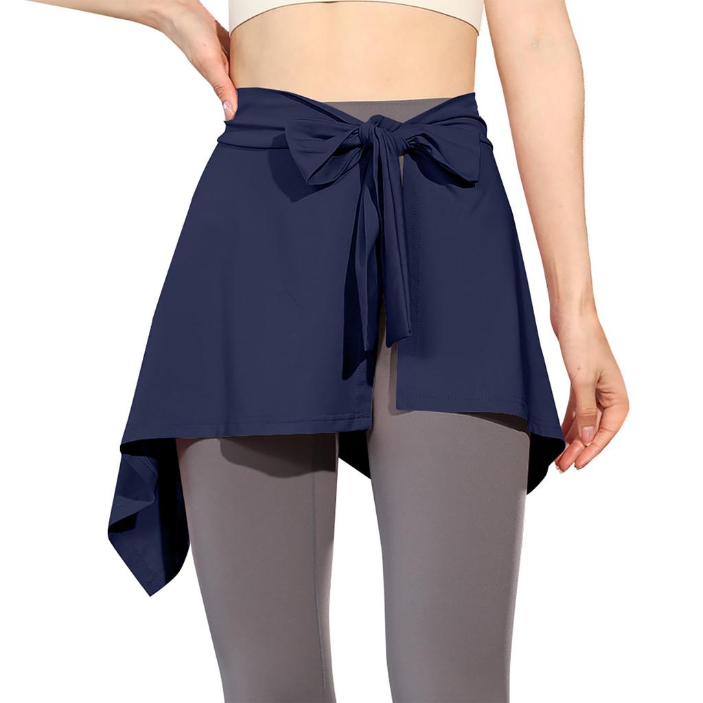 Women Skirt Elastic Yoga Culottes For Women Athletic Shorts Lightweight High Waist Skinny Solid Joggers