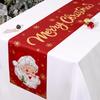 Santa Claus Christmas Table Runner Christmas Decorations For Home 2026 Xmas Table Flag Navidad Noel Gifts New Year Tablecloth