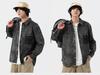 2025 Autumn Tie-Dye Denim Long-Sleeve Shirt Jacket