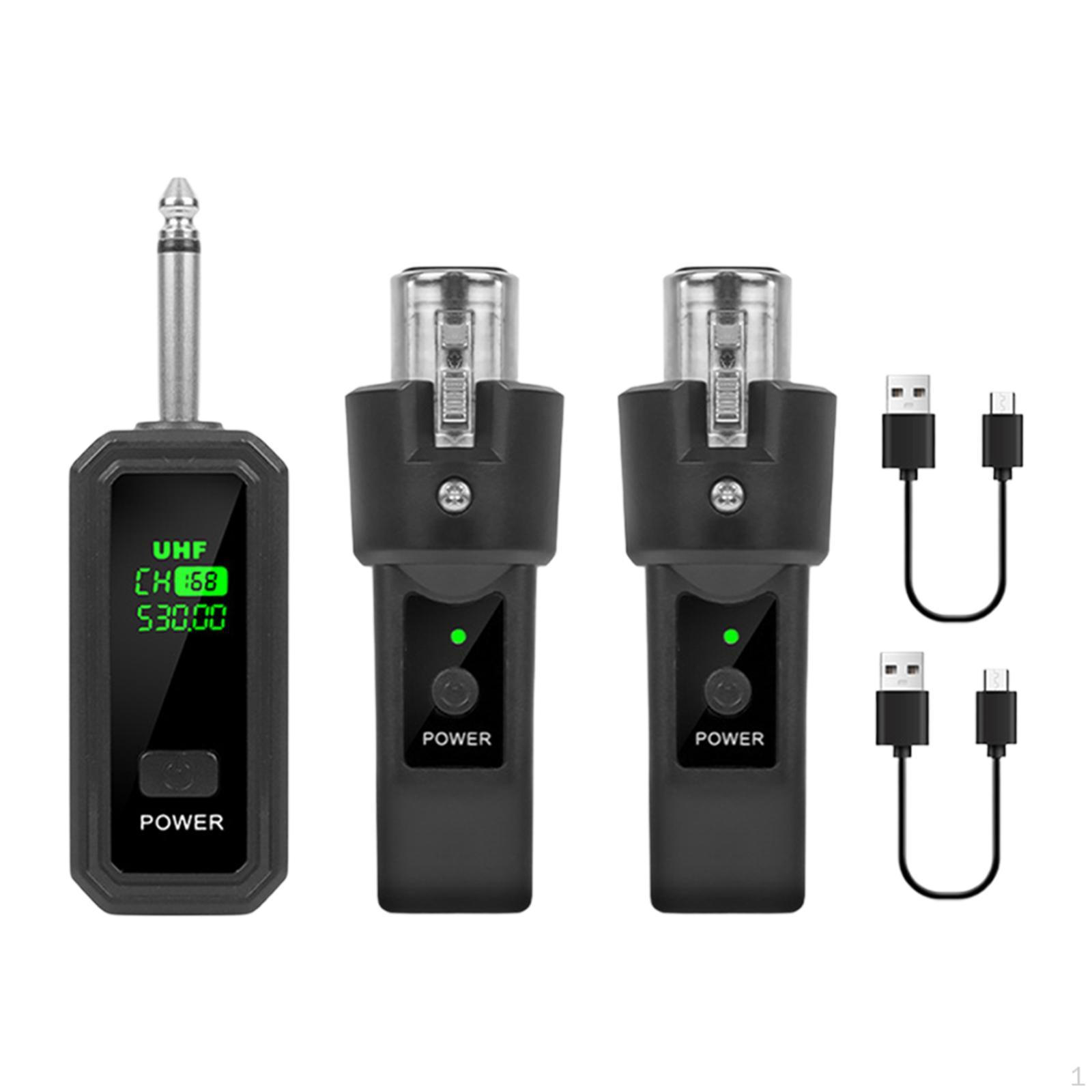 

Connection Kit Transmitter Receiver Equipment for Effect Pedal Music Accessory with Rotatable Design 1 for 2