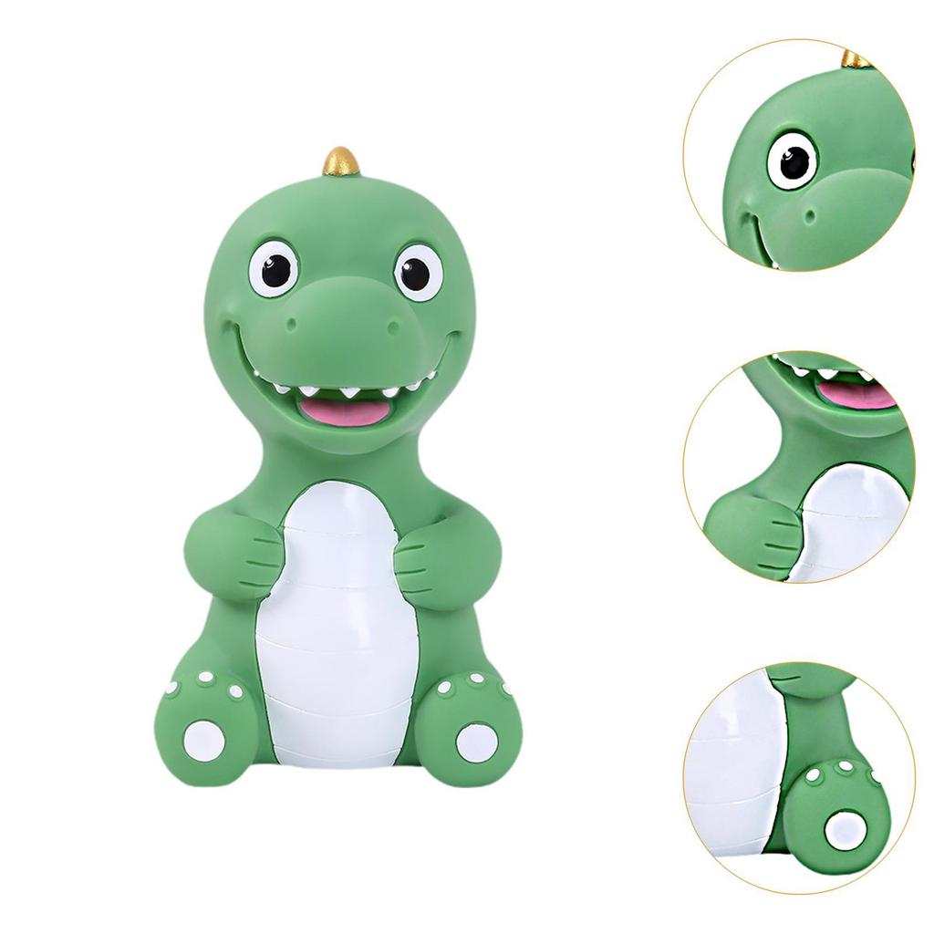 Dinosaur Piggy Bank Tabletop Decoration Cute Money Saving Jar Collection, Animal Statue, Saving Pot for Girls Boys Gift