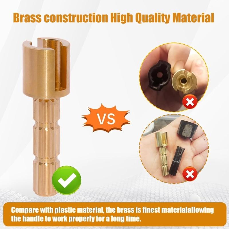 Universelle Ventile Schaftverlängerungsadapter Starkes Metall Duschgriffverlängerer 970~0770 Ersatz für Geräteverwendung