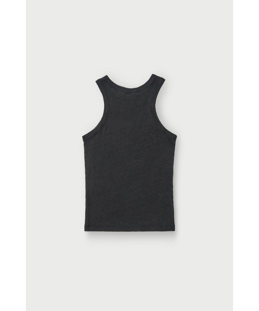 IROWOMEN Safrina Linen Halterneck Tank Top Iotfm26103Bkx