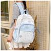 Schoolbag Wholesale Pattern Backpack Female Korean High-value Student Schoolbag Junior High School Student High School Student Cute Pain Bag Large 