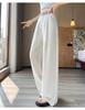 Women's Summer Tencel Linen High-Waist Wide-Leg Pants