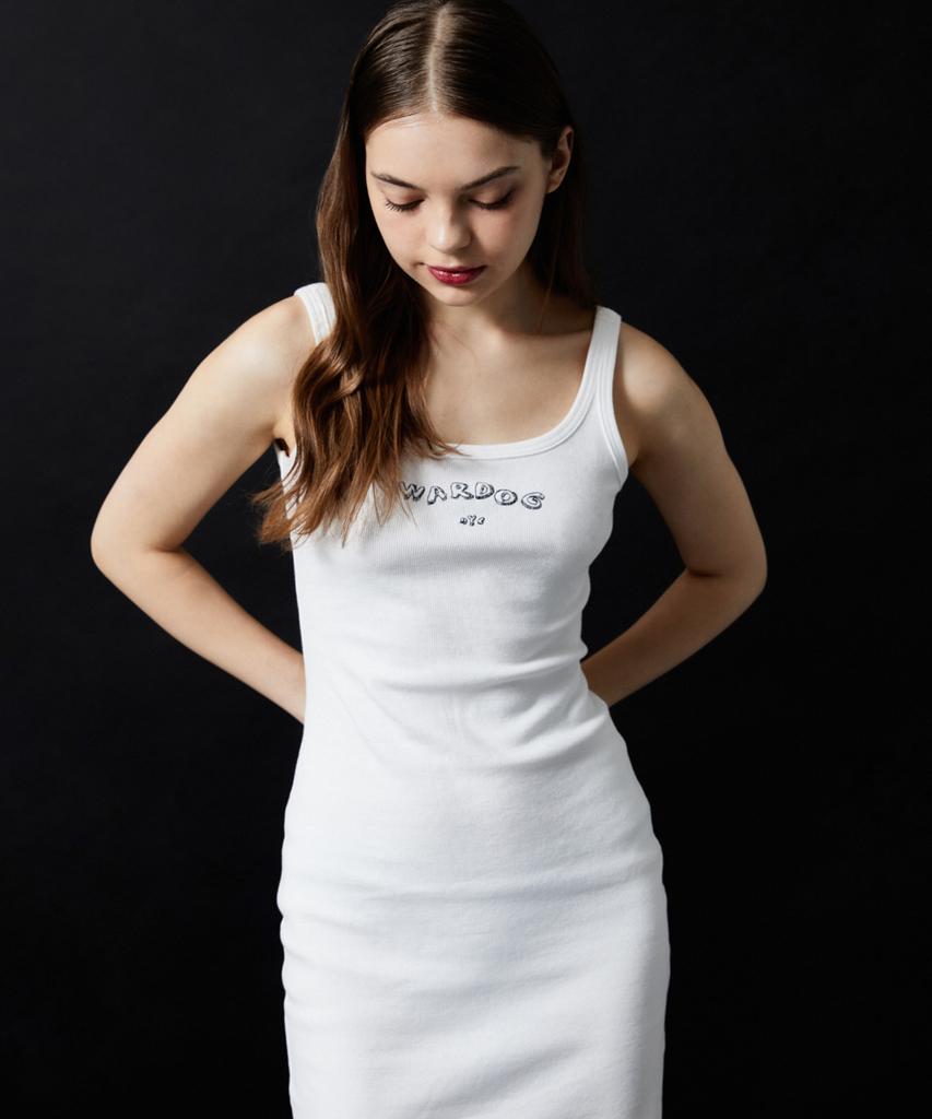 Wordog Ribbed Tank Jersey Dress