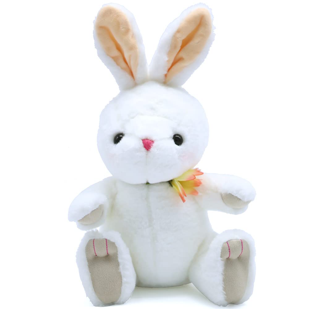 

Pink Plush Rabbit Fluffy and Perfect Gift for and Children Doll, Cute, Small, Birthdays, Celebrations, (White) белый