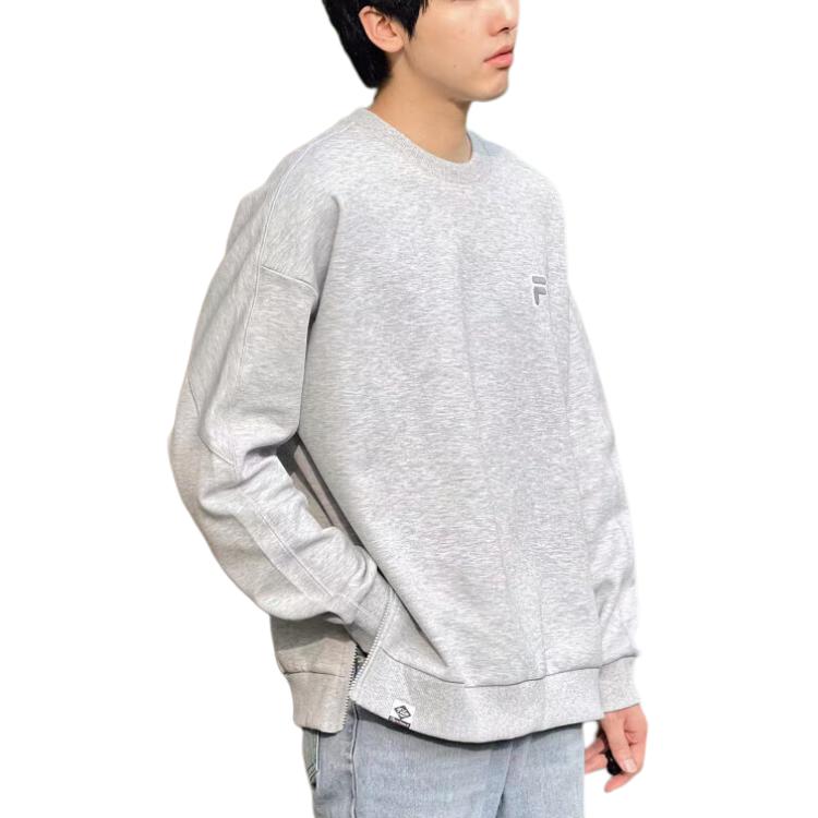 FILA FUSION LIFE Sweatshirt Unisex Cloud Gray Heather Gray T11U433209FMG