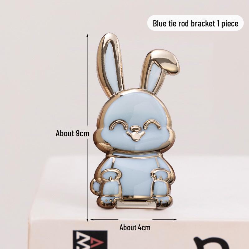 Držák na mobilní telefon s roztomilým králíkem - neviditelný skládací stojan pro podporu stolu