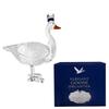 Goose Shaped Glass Liquor Bottle with Decorative Gift Box Unique Animal Design Refillable Decanter for Spirits Wine and Whiskey Storage Display