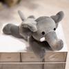 Cute Plush Animal Toys Realistic Stuffed Tige Lion Giraffe Elephant Panda Soft Simulation Plushie Birthday Gift For Kids