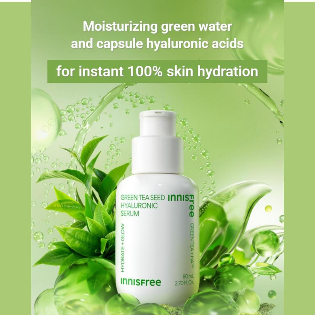 Innisfree Green Tea Seed Hyaluronic Serum 80mL 2ea