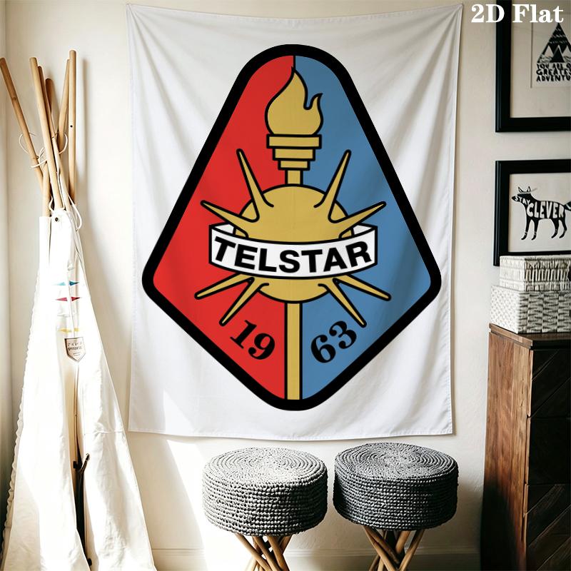 Telstar Football Club 1 Wall Tapestry Aesthetic Wall Hanging Printed Fabric Blanket Decorative Tapestries for Bedroom Living Room Home Decor