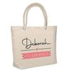 Beach Bag - PLANETEE - Deborah On Holiday - Flexible Insulated - Printed French Cotton - Large Capacity