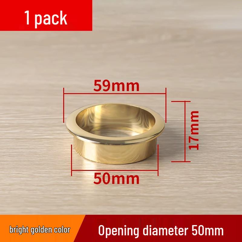 Round Plastic Desk Grommet Cover for Cable Management