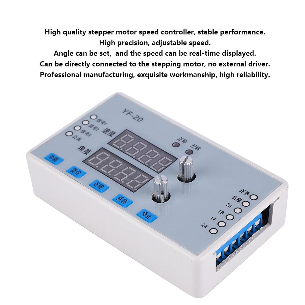 730V DC Digital Display Stegmotor Hastighetsregulator Guvernör Drivrutin Kontrollmodul