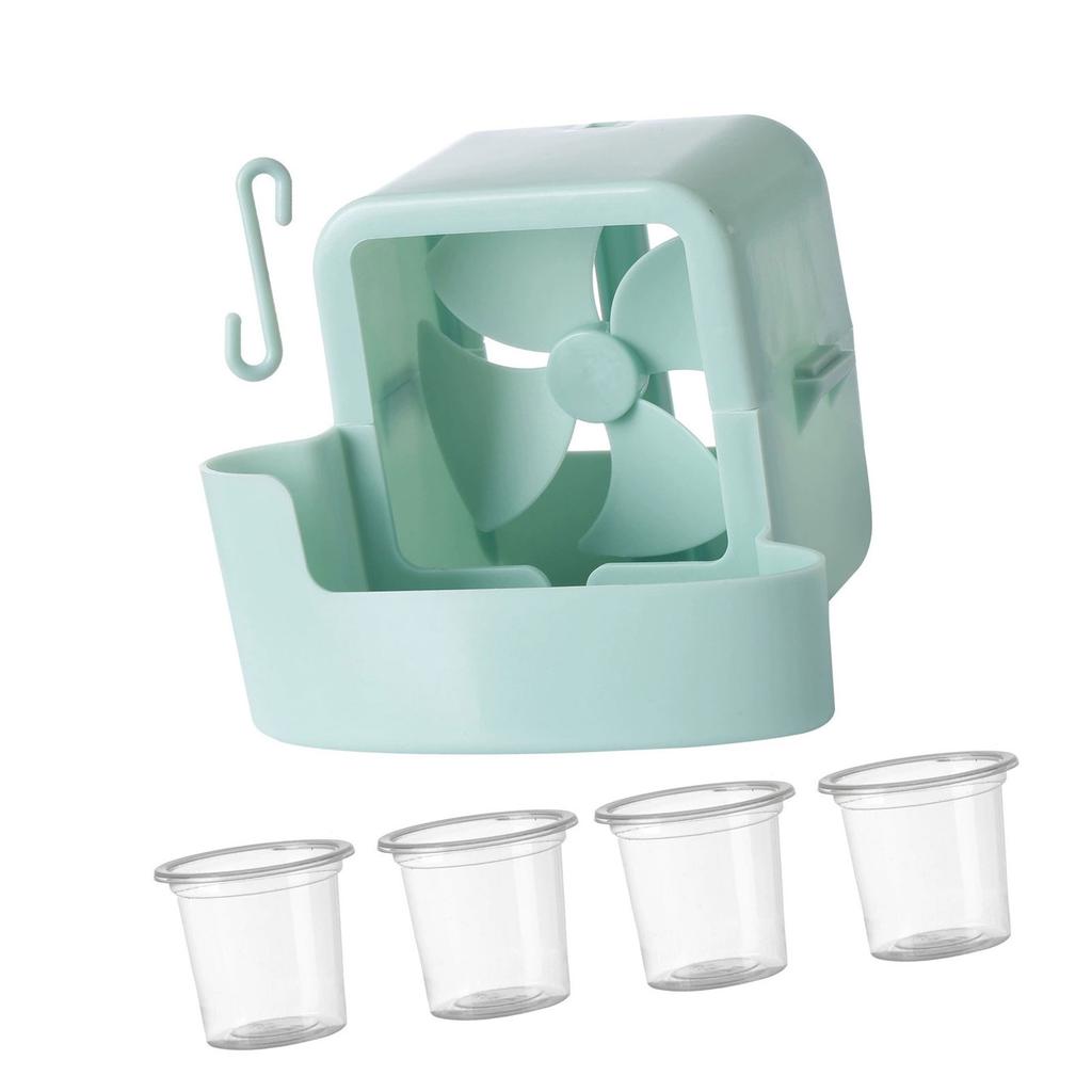 Electric Fan Cooling Storage Box Ice Storage Box Fast Cooling Portable Household With Hanging Hook For Electric Fan