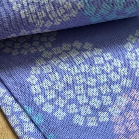 2-piece set tenugui hydrangea pattern (1 piece each color) cotton (finished no fraying) jinbei yukata onsen sauna sento overseas souvenirs ajisai