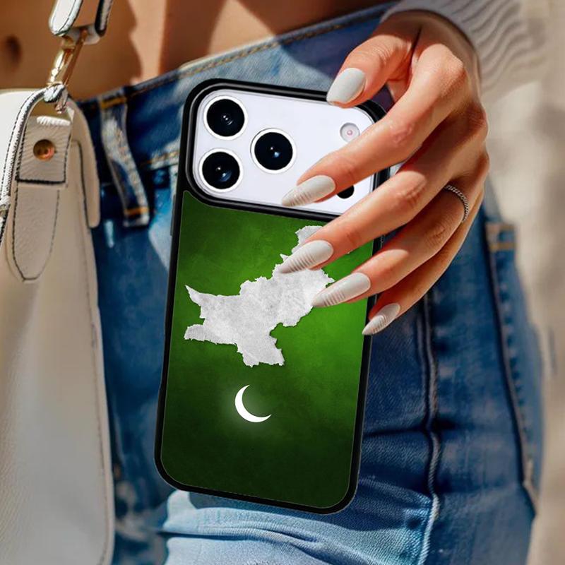 Pakistan Flag Phone Case For iPhone 17 Air 14 15 13 12 Max Cover For Apple 16e 11 Pro Max Plus Coque