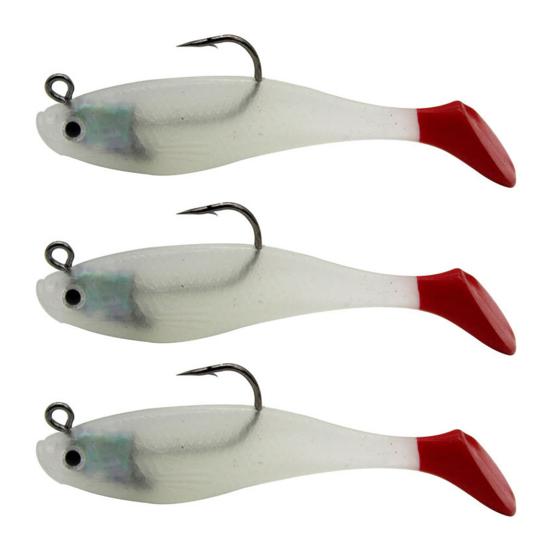 

1/3/5 шт. 8 см/9,25 г Мягкая рыболовная приманка с крючком Светящийся в темноте ПВХ Бионический Искусственный Свимбейт Пресноводный Морской Ловля Форели Окуня Рыболовные Аксессуары 3pcs