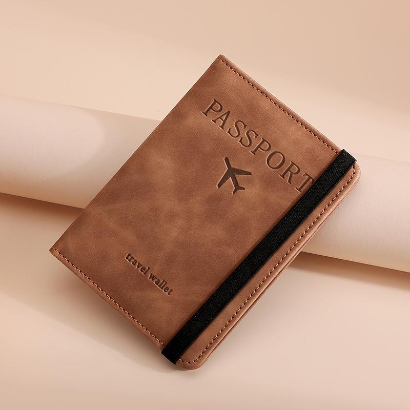 Business travel passport bag, overseas boarding passport holder, RFID passport, this set of air ticket document holder, with SIM card space