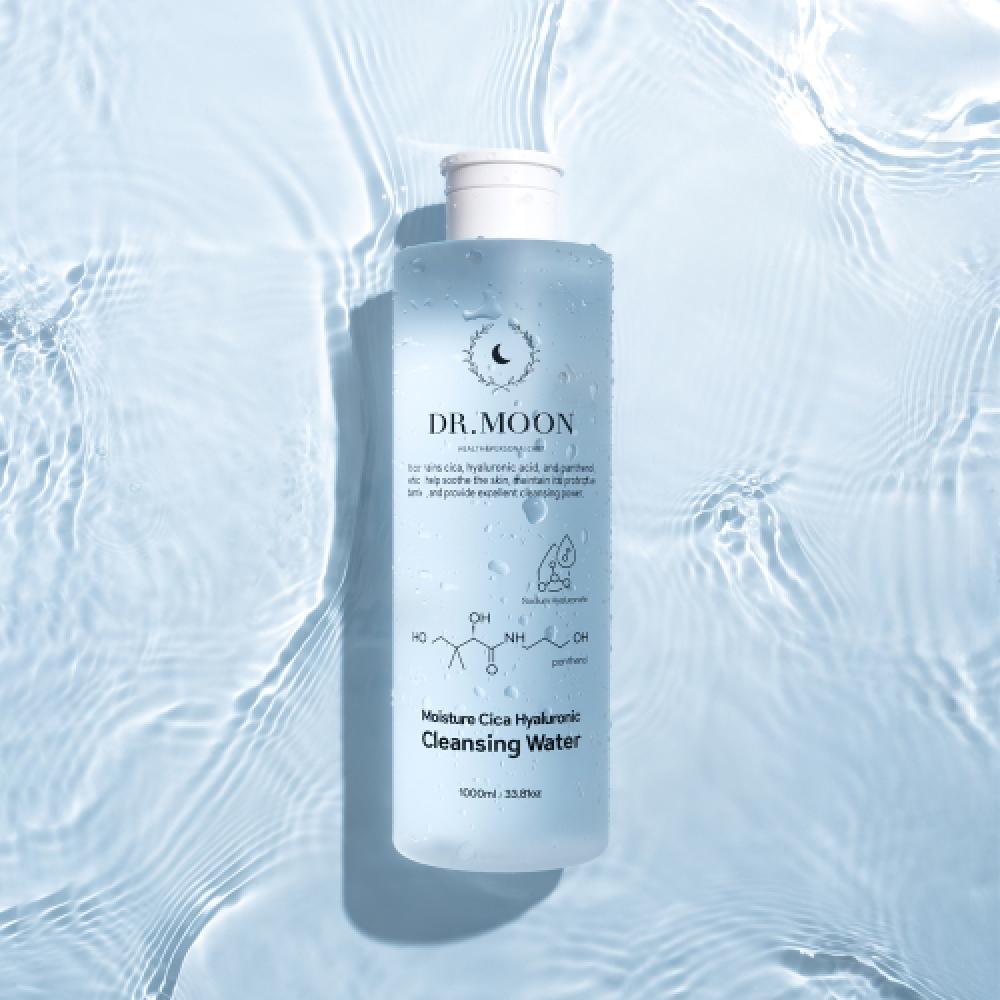 

Drmoon Moist Cica Hyaluronic Mildly Acidic Cleansing Water 1000ml NONE