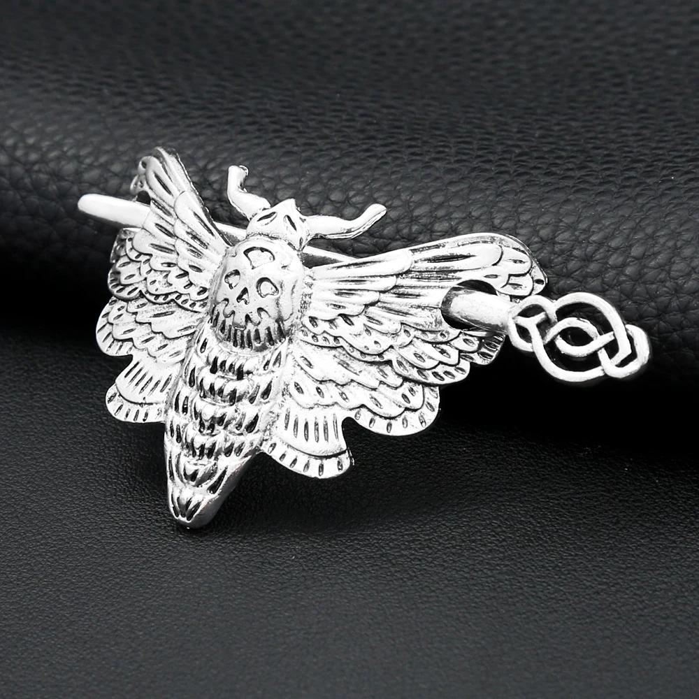 Vintage Nordic Metal Hollow Butterfly Hair Stick For Women Men Fashion Silver Color Viking Amulet Handmade Alloy Hair Accessory