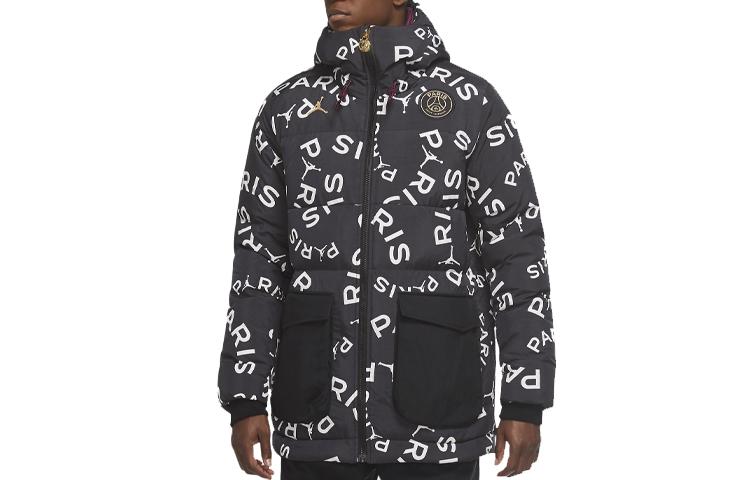 Jordan PSG Paris Saint Germain Пуховик Paris Saint-Germain Мужской Черный CK9737-010 XS