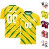 Camisetas personalizadas para hombre y niña con nombre y número, camisetas de fútbol personalizadas para niños, traje de entrenamiento