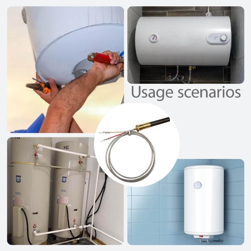 Set of 2 Corrosion Resistant Aluminum Foil Thermopile Sensor Ensuring Performances Suitable for Electric Water Heaters