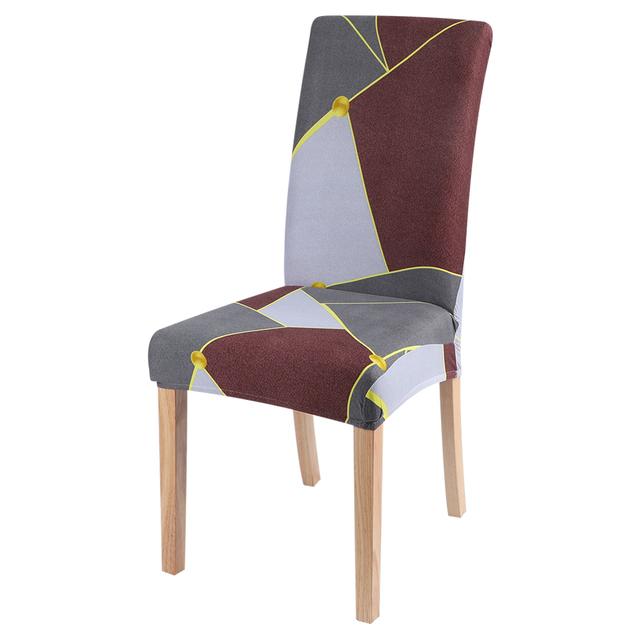Elastic Dining Chair Cover Home Wedding Chair Cushion Removable Slipcovers Protector Anti -Dust Furniture Decor For Banquet Party