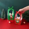 5PCS Handheld Gift Box Santa Claus Cookie Food Packaging  Christmas Party Decoration