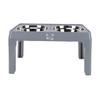 Elevated Dog Bowl Height Adjustable with 2 Stainless Steel Bowls Foldable Raised Pet Food Bowl for Dogs