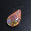 9.30 Ct Boulder Opal Lab Created Pear Certified Beautiful Loose Gemstone