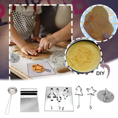 Korean Sugar Candy Making Tools Set DALGONA (9pcs In 1set)